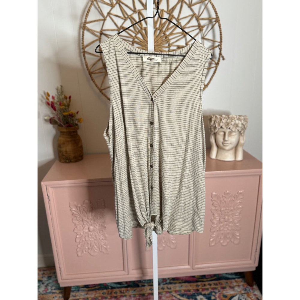 Women's Haptics Tank Top 3XL Beige & Black